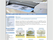 Tablet Screenshot of imprimez-vos-arbres.com
